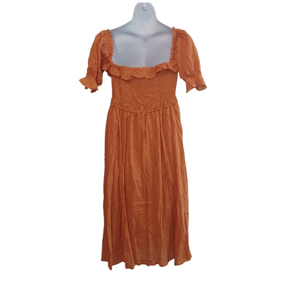 R. YIPOSHA PRETTY FALL COLOR DRESS - Picture 6 of 6
